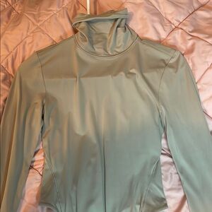 Sleek High-Neck Long Sleeve Top